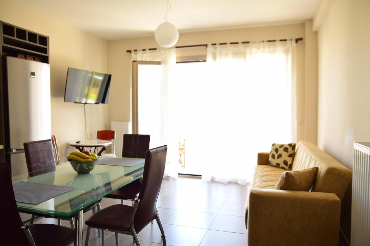 Angelos Apartments Karavomylos Exterior foto